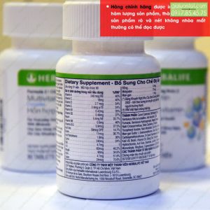 Hướng dẫn sử dụng vitamin của herbalife được in rõ ràng bằng tiếng việt 