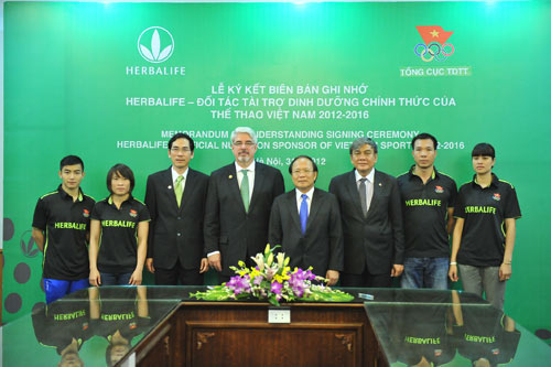 Công ty Herbalife nhà tài trợ dinh dưỡng cho thể thao Việt Nam