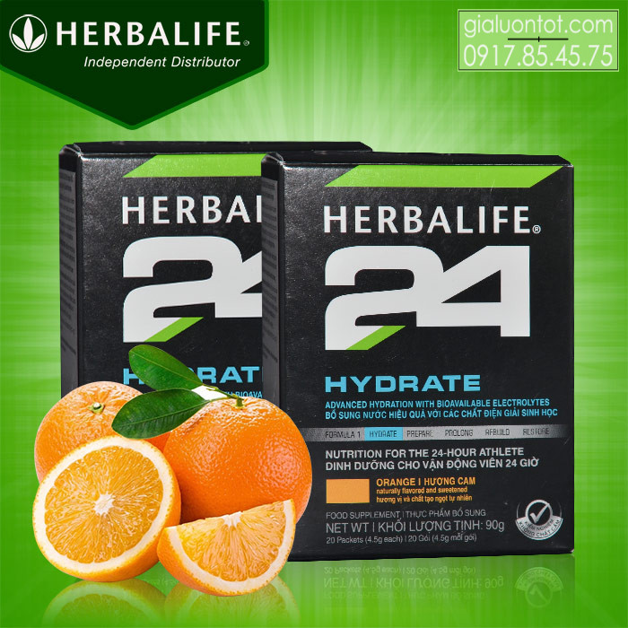 Herbalife 24 Hydrate bổ sung nước cho vận động viên